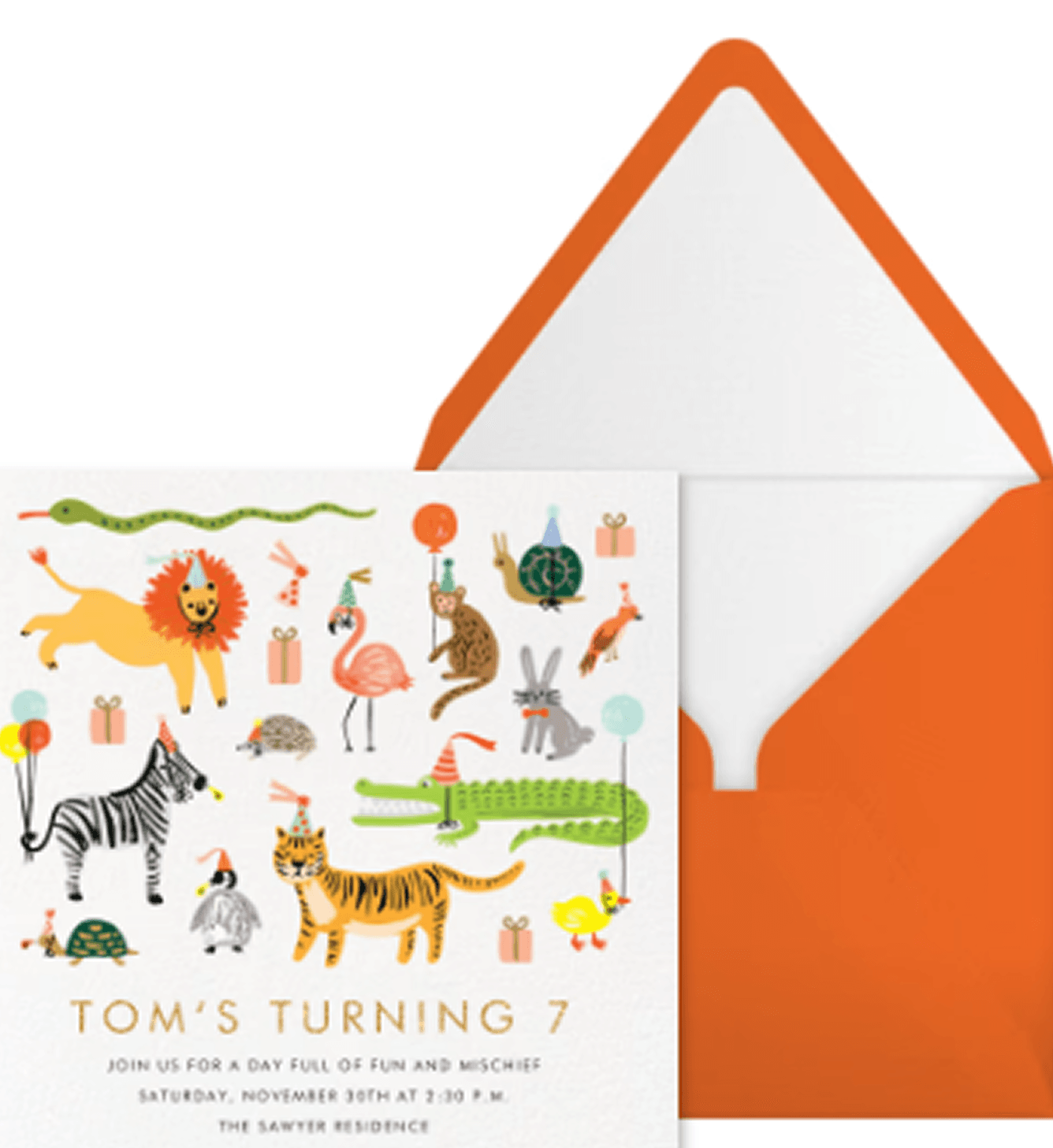 Invitación boda minimal