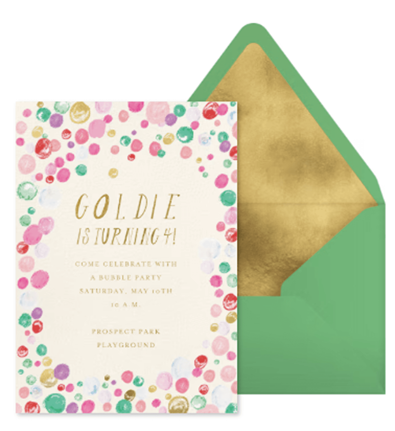 Save the date floral